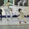 الهديب والبحراني والطويل أبطال فضية المبارزة